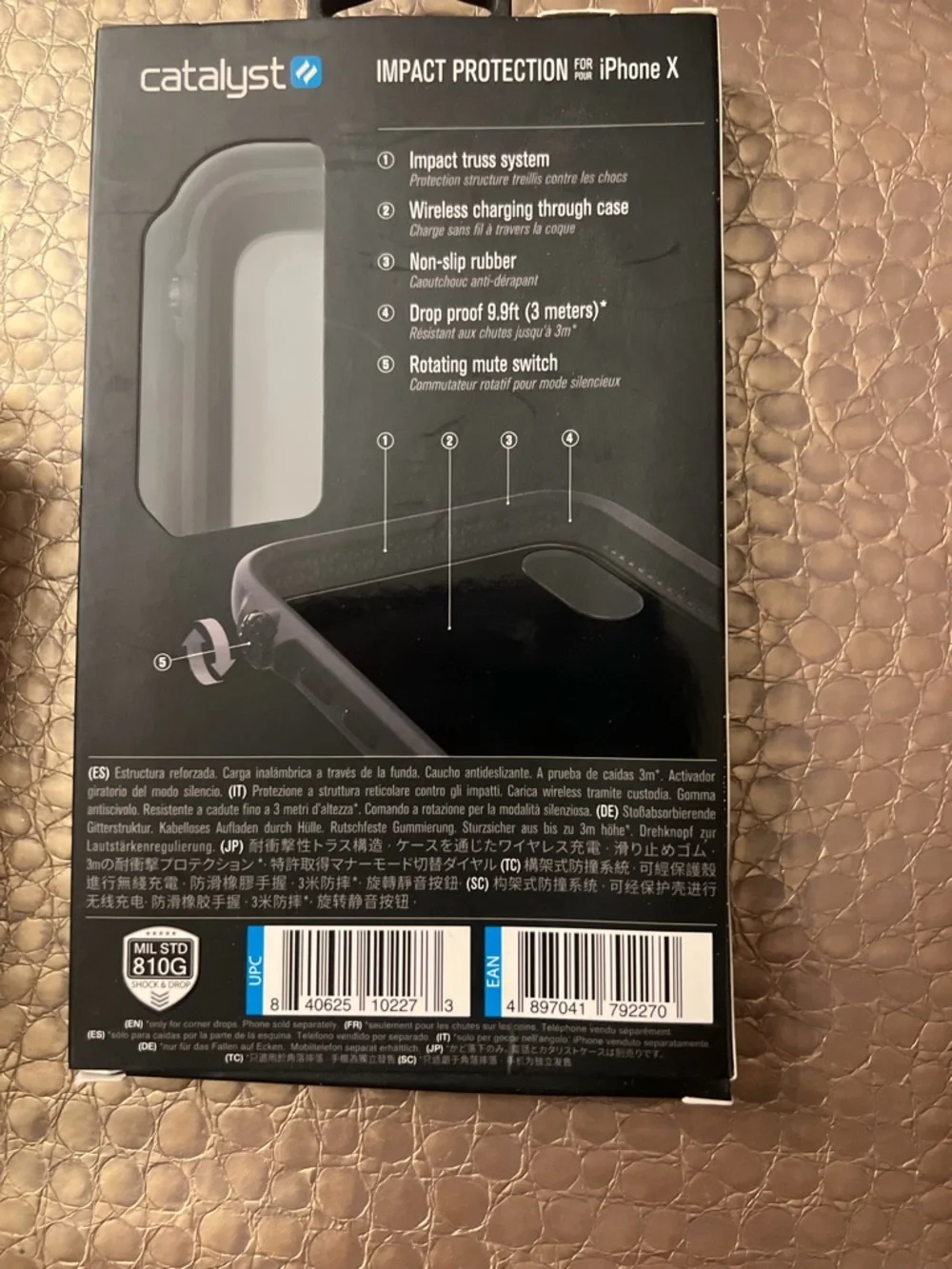 Catalyst Impact Protection iPhone X Case - Black